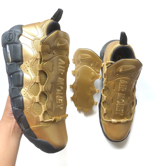gold air money shoes